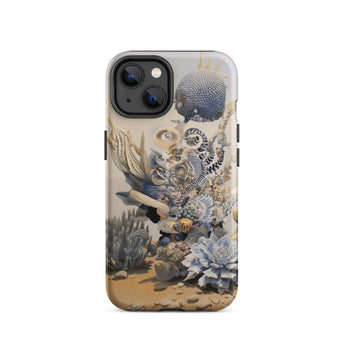 Pantheon - Surreal Cactus God Art Iphone Case, 14 / Matte, Phone Case Underwater Scene