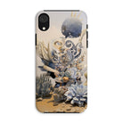 Pantheon Surreal Cactus God Art Iphone Case, Xr / Matte, Phone Case Surreal Coral Reef Design