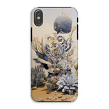 Pantheon - Surreal Cactus God Art Iphone Case, Xs / Matte, Coral-themed Phone Case