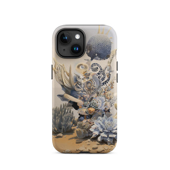 Pantheon - Surreal Cactus God Art Phone Case Iphone 15 / Matte Iphone Case Surreal Desert Scene Cactus God, God Art, Art