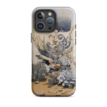 Pantheon - Surreal Cactus God Art Phone Case Iphone 16 Pro Max / Matte Desert Scene, Mobile Cases