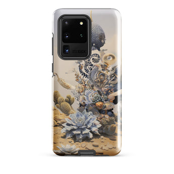 Pantheon - Surreal Cactus God Art Phone Case Samsung Galaxy S20 Ultra / Gloss Transparent Phone Case Detailed Surreal Illustration Marine