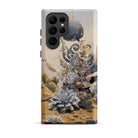 Pantheon Surreal Cactus God Art Samsung Case, Galaxy S22 Ultra / Matte, Smartphone Surreal Desert Themed Case