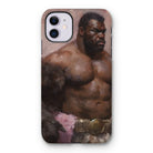 Papa Bear - Gay Muscle Daddy Iphone Case, 11 / Matte, Phone Case Muscular Dark-skinned Warrior