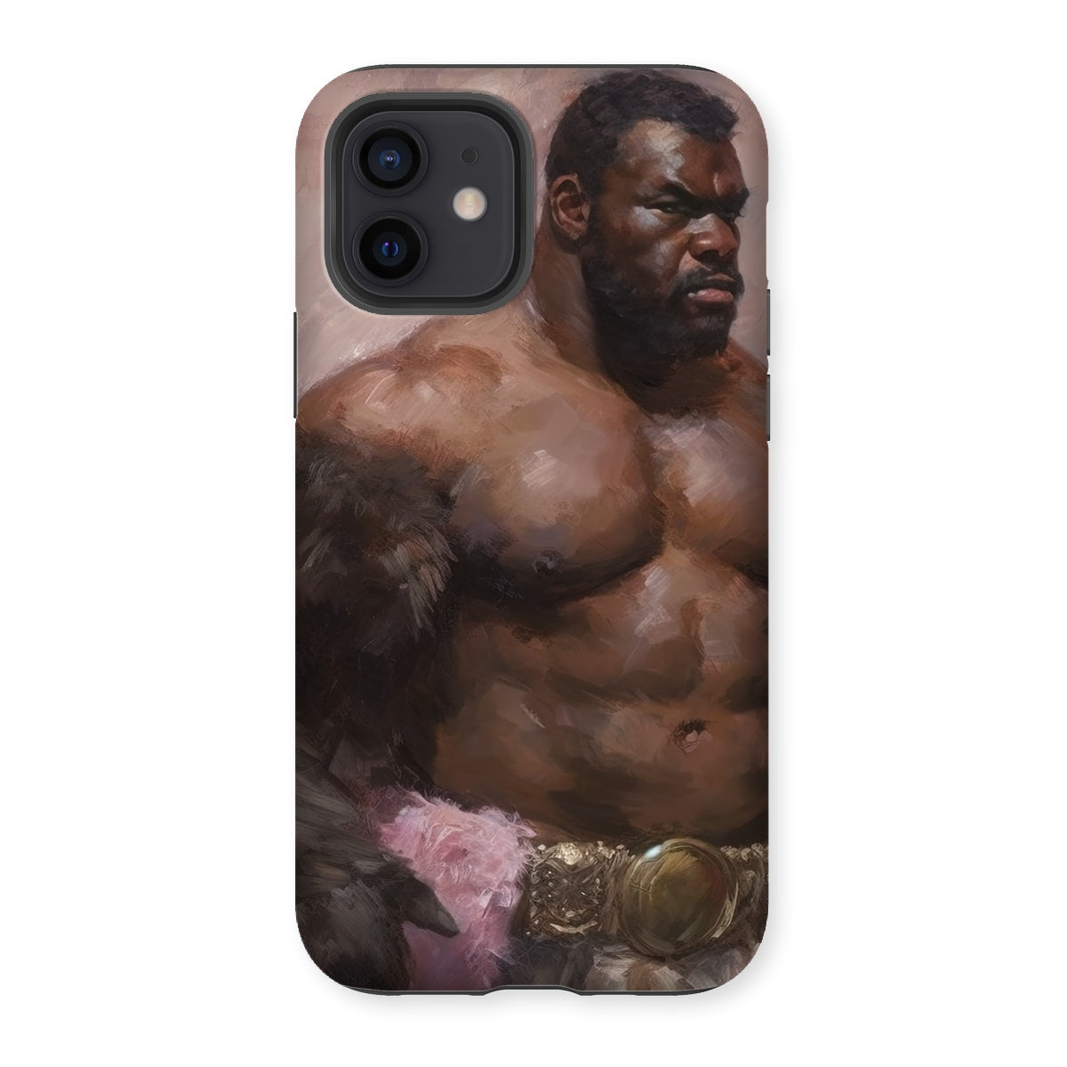 Papa Bear - Gay Muscle Daddy Iphone Case, 12 / Matte, Phone Case Muscular Man Design