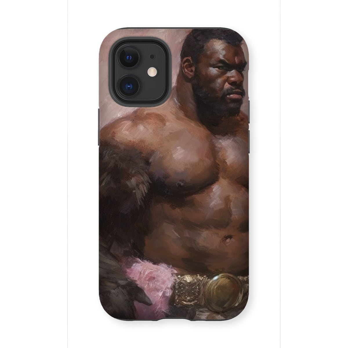 Papa Bear - Gay Muscle Daddy Iphone Case, 12 Mini / Matte, Phone Case Muscular Man Design