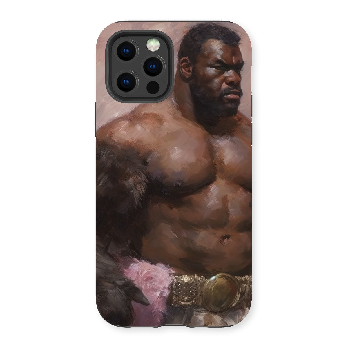 Papa Bear - Gay Muscle Daddy Iphone Case, 13 Pro / Matte, Phone Case Muscular Warrior