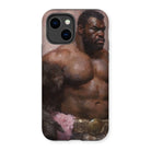 Papa Bear - Gay Muscle Daddy Iphone Case, Phone Case Muscular Dark-skinned Warrior