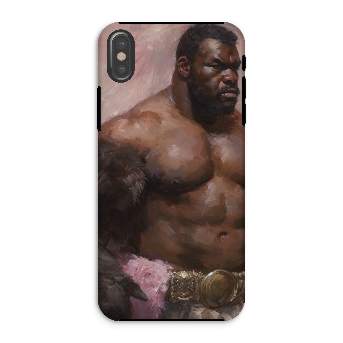 Papa Bear - Gay Muscle Daddy Iphone Case, Xs / Matte, Phone Case Muscular Man Design