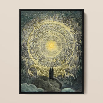 Paradiso Canto 31 - Gustave Dore Tirage d’art / Toile, 12x16’’ / 31x41cm / Cadre noir, Posters Prints & Visual Artwork, Toby Leon