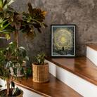 Paradiso Canto 31 - Gustave Dore Art Print, Framed Artwork Radiant Celestial Tunnel Two Figures Landscape