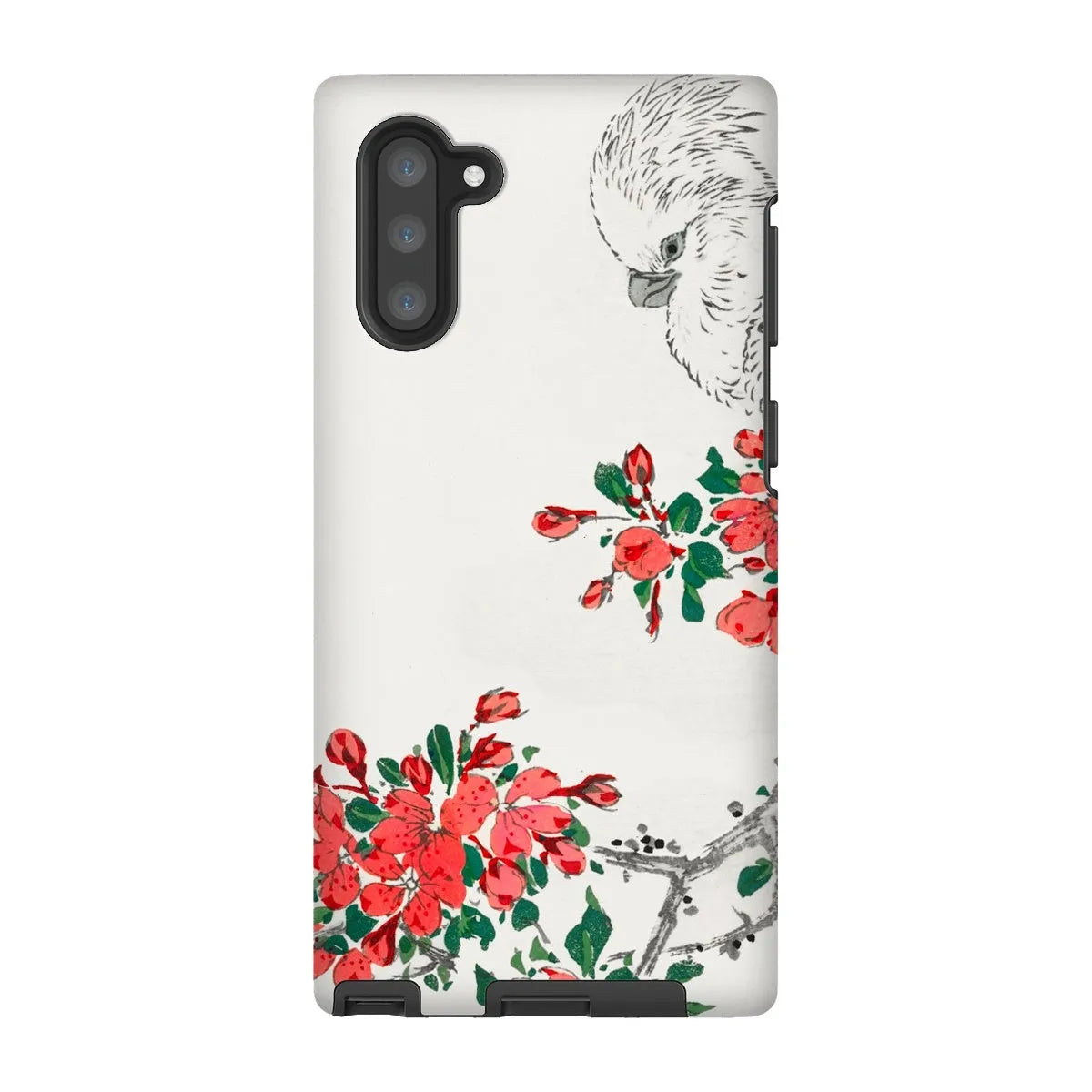 Parrot And Pyrus - Japanese Bird Phone Case - Numata Kashu - Samsung Galaxy Note 10 / Matte - Mobile Phone Cases