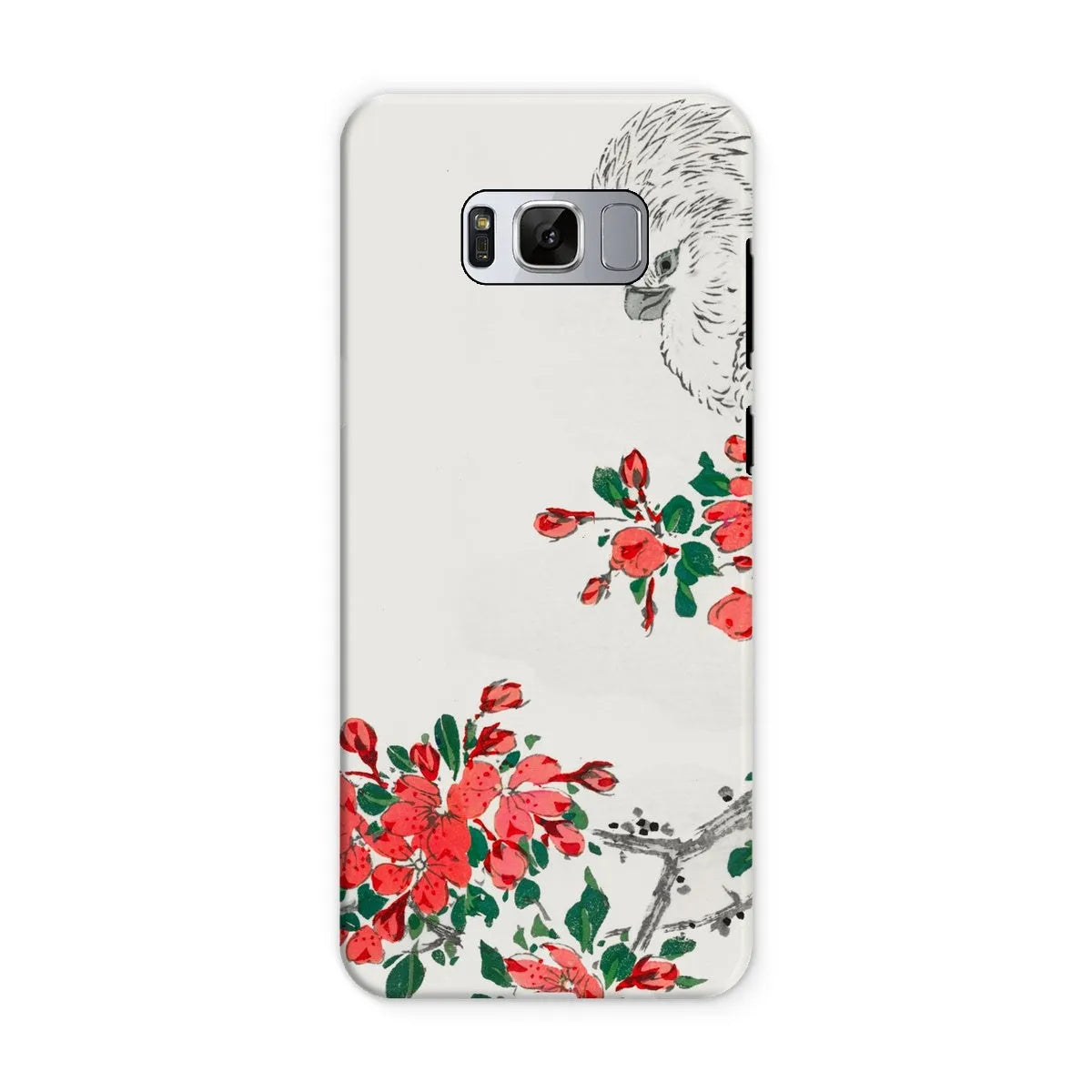 Parrot And Pyrus - Japanese Bird Phone Case - Numata Kashu - Samsung Galaxy S8 / Matte - Mobile Phone Cases - Aesthetic