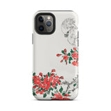 Parrot and Pyrus - Numata Kashu Iphone Case, 11 Pro / Matte, Floral Bird Patterned Phone Case