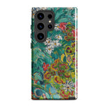 Parterre De Fleurs - Louis Valtat Phone Case Samsung Galaxy S24 Ultra / Gloss Vibrant Floral-patterned Bold Greens Yellows Reds Iphone,