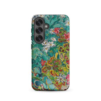 Parterre De Fleurs - Louis Valtat Phone Case Samsung Galaxy S25 / Matte Vibrant Floral Bold Green Red Yellow Iphone, Valtat’s, Chromatic