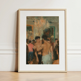 Party Animals - Luxe Vintage Circuit Gays Art Print / Canvas, 12x16’’ / 31x41cm / Natural Frame / Matboard, Posters Prints & Visual