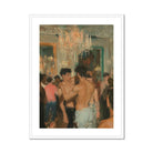 Party Animals Luxe Vintage Circuit Gays Art Print, Impressionistic Painting Crowded Room