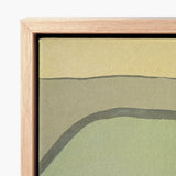 Minimalist Abstract Canvas Painting Soft Sage Green Muted Kamisaka Sekka’s Path, Sekka Art, Visual Haiku