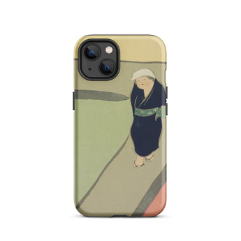 Path Through the Fields - Kamisaka Sekka Iphone Case, 13 / Matte, Phone Case Japanese Art
