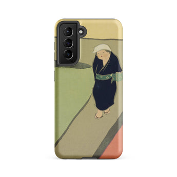 Path Through the Fields - Kamisaka Sekka Phone Case, Samsung Galaxy S21 Fe / Matte, Mobile Cases, Toby Leon