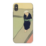 Path Through the Fields - Kamisaka Sekka Iphone Case, x / Matte, Phone Case Artistic Illustration Person Traditional Japanese Attire