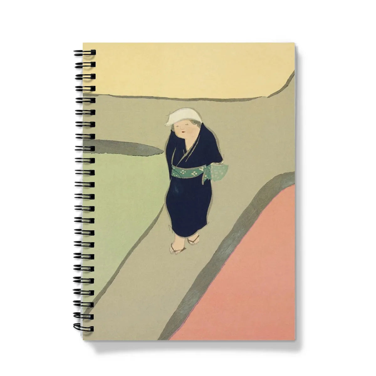 Path Through The Fields By Kamisaka Sekka Notebook - A5 / Graph - Notebooks & Notepads - Aesthetic Art