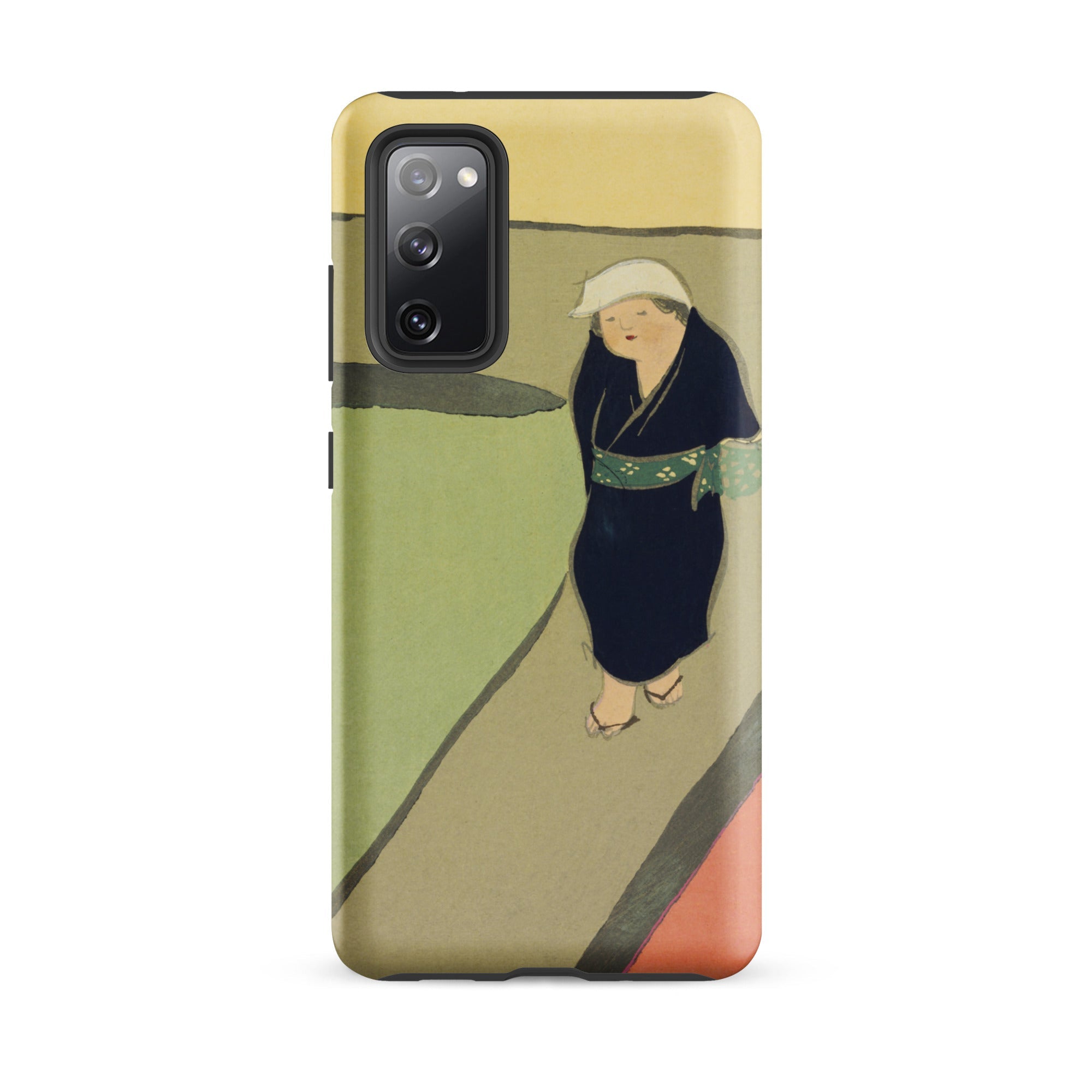 Path Through the Fields Kamisaka Sekka Samsung Case, Galaxy S20 Fe / Matte, Phone Case Artistic Depiction Person Traditional Attire