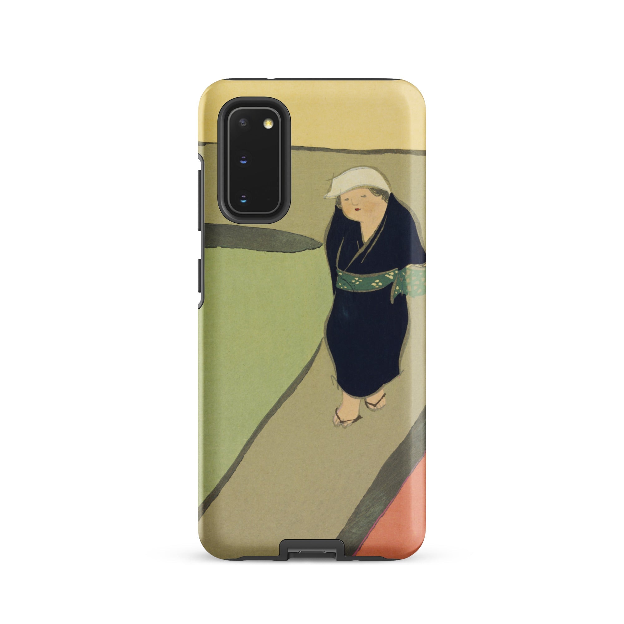 Path Through the Fields Kamisaka Sekka Samsung Case, Galaxy S20 / Matte, Phone Case Artistic Depiction Person Traditional Japanese Attire