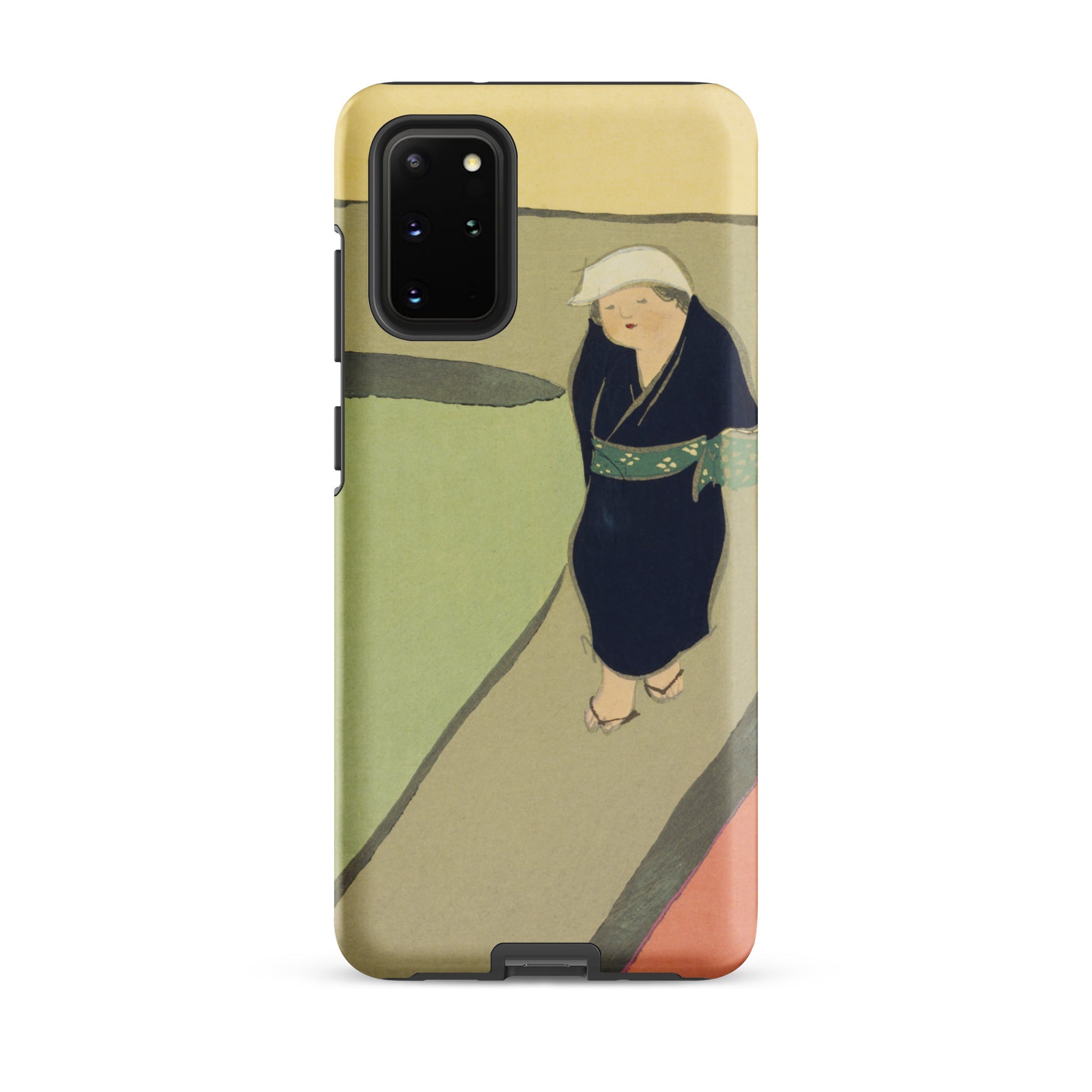 Path Through the Fields Kamisaka Sekka Samsung Case, Galaxy S20 Plus / Matte, Phone Case Artistic Depiction Person Traditional Japanese