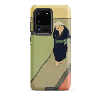 Path Through the Fields - Kamisaka Sekka Samsung Case, Galaxy S20 Ultra / Matte, Smartphone Case Printed Illustration Person Traditional
