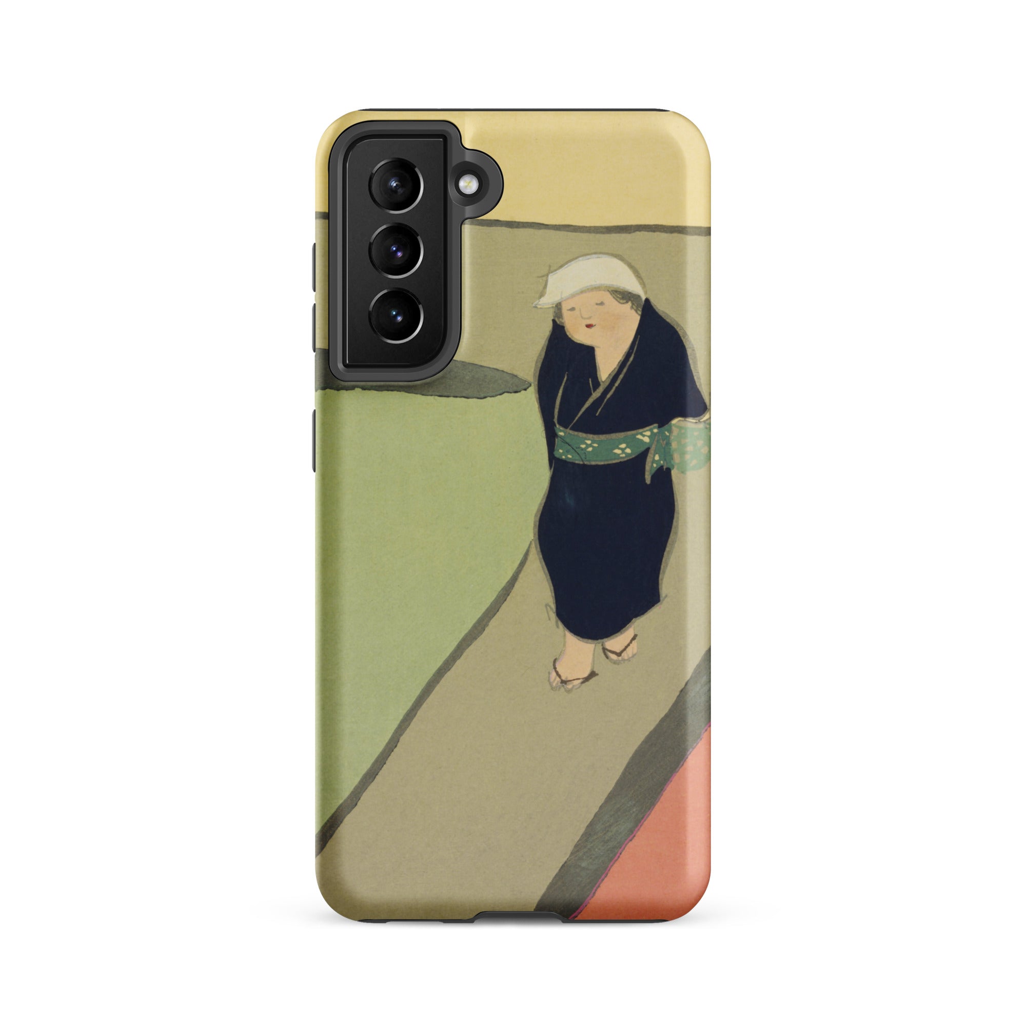 Path Through the Fields Kamisaka Sekka Samsung Case, Galaxy S21 Fe / Matte, Smartphone Case Traditional Japanese Art Design