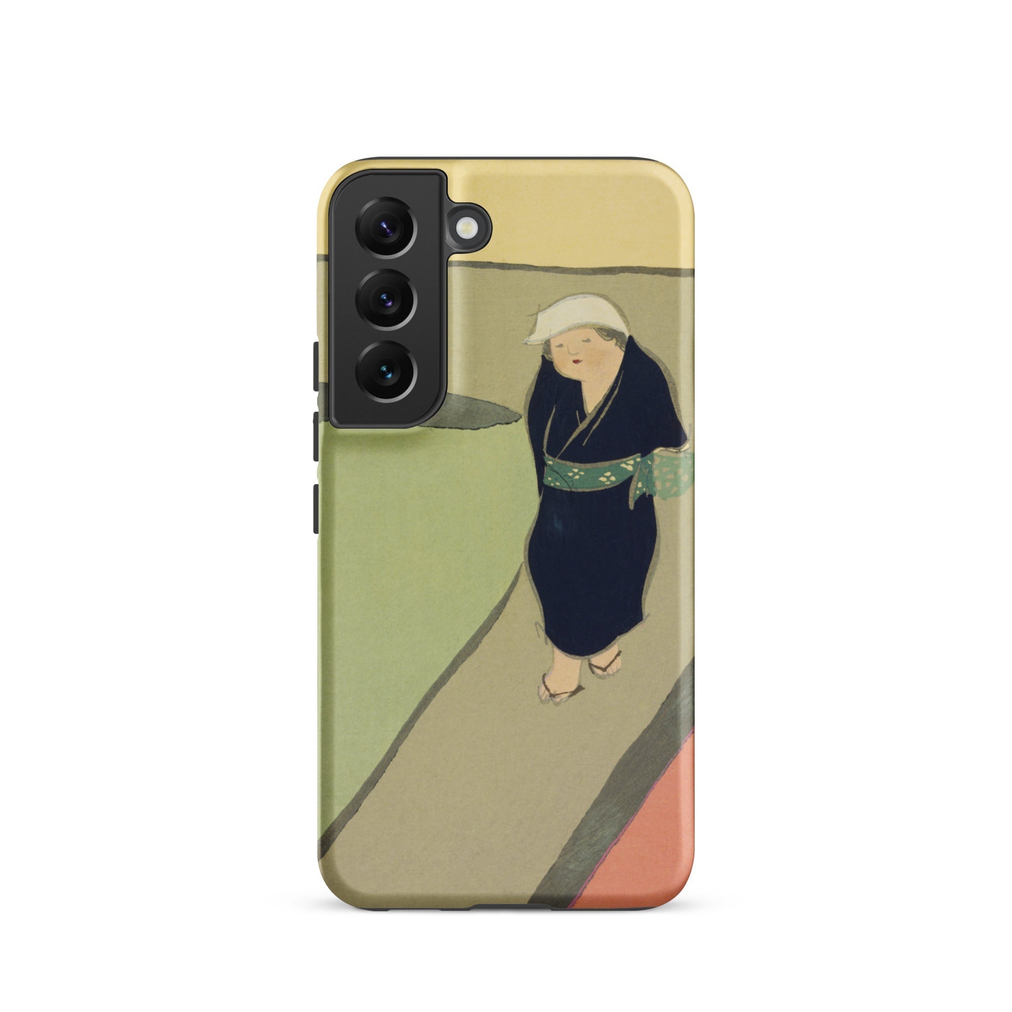 Path Through the Fields Kamisaka Sekka Samsung Case, Galaxy S22 / Matte, Smartphone Case Traditional Japanese Style Illustration Person