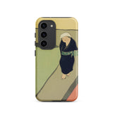 Path Through the Fields - Kamisaka Sekka Samsung Case, Galaxy S23 / Matte, Phone Case Stylized Illustration Person Traditional Japanese