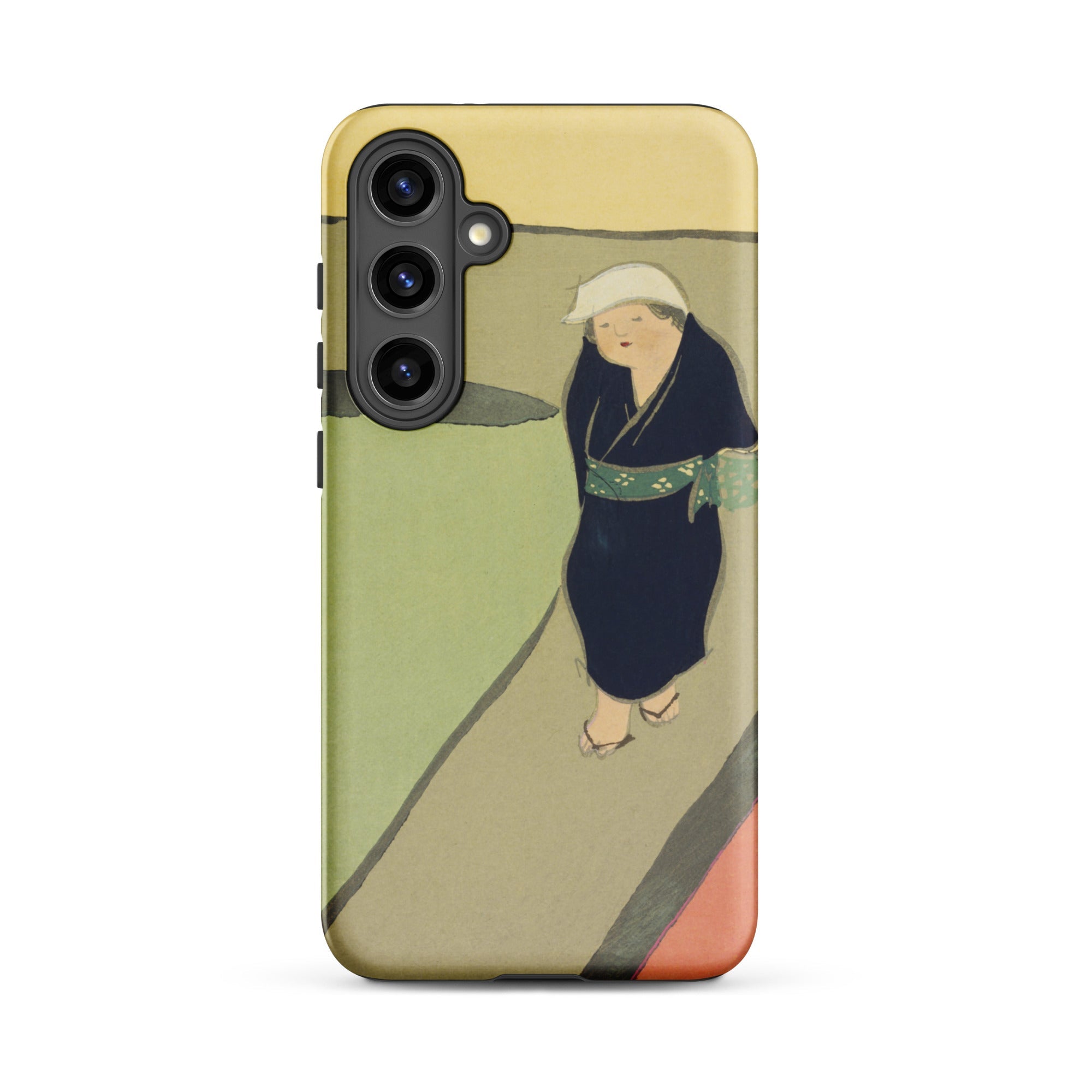 Path Through the Fields Kamisaka Sekka Samsung Case, Galaxy S24 Plus / Matte, Phone Case Japanese Art Print