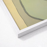 Path Through the Fields - Kamisaka Sekka Art Print / Canvas White Framed Abstract Artwork Soft Beige Muted Green Sekka’s, Visual Haiku