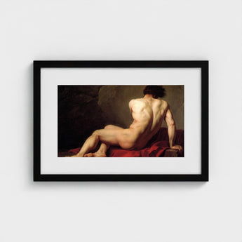 Patroclus - Jacques-louis David Greek Myth Art Print / Canvas, Ridge Engraved Prints
