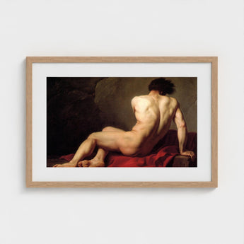 Patroclus - Jacques-louis David Greek Myth Art Print / Canvas, Ridge Engraved Prints