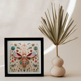 Peachy Queen - Alien Insect Taxonomy Art Print / Canvas, Peachy Queen Redefines Xenobiological, Alien Species Taxonomy, Taxonomy Art Print
