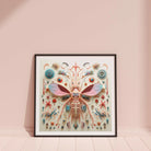 Peachy Queen - Alien Insect Taxonomy Art Print Posters Prints & Visual Artwork