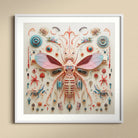 Peachy Queen - Alien Insect Taxonomy Art Print Posters Prints & Visual Artwork