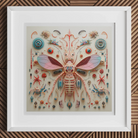 Peachy Queen - Alien Insect Taxonomy Art Print