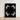 Black-framed Black-and-white Art Print Symmetrical White Calla Lilies Koh Chang Rorschach, Peace Metamorphose, Monochromatic Phantasmagoria