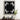 Framed Black White Photograph Symmetrically Arranged Peace Lily Koh Chang Rorschach, Lilies Metamorphose, Monochromatic Phantasmagoria
