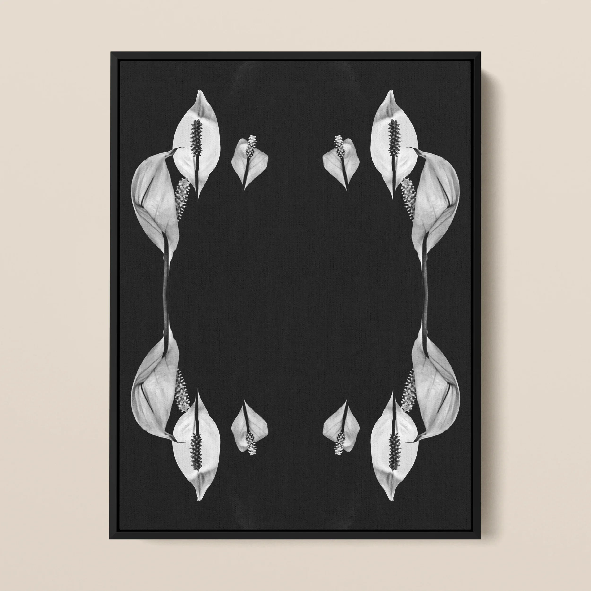 Pearly Whites - Koh Chang Peace Lily Framed Canvas Posters Prints & Visual Artwork