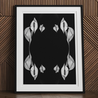 Pearly Whites - Koh Chang Rorschach Lilies Art Print