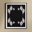 Pearly Whites - Koh Chang Rorschach Lilies Art Print