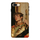 Peeking - Royal Gay Renaissance Art Iphone Case, 8 Plus / Matte, Phone Case Painting Young Man Regal Attire