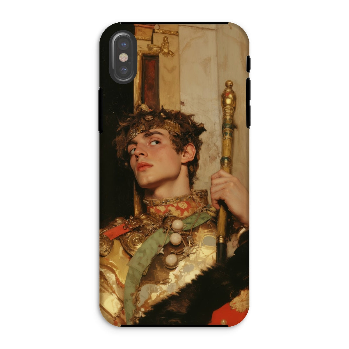 Peeking - Royal Gay Renaissance Art Iphone Case - Xs / Matte