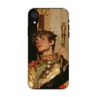 Peeking - Royal Gay Renaissance Art Iphone Case, Xr / Matte, Phone Case Regal Portrait